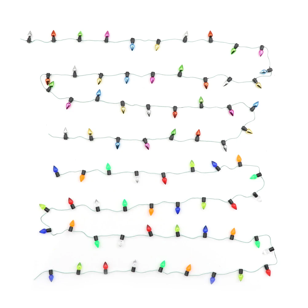 Высококачественная гирлянда поддельных огней 1 м масштаб 1/12 Миниатюрная лампа