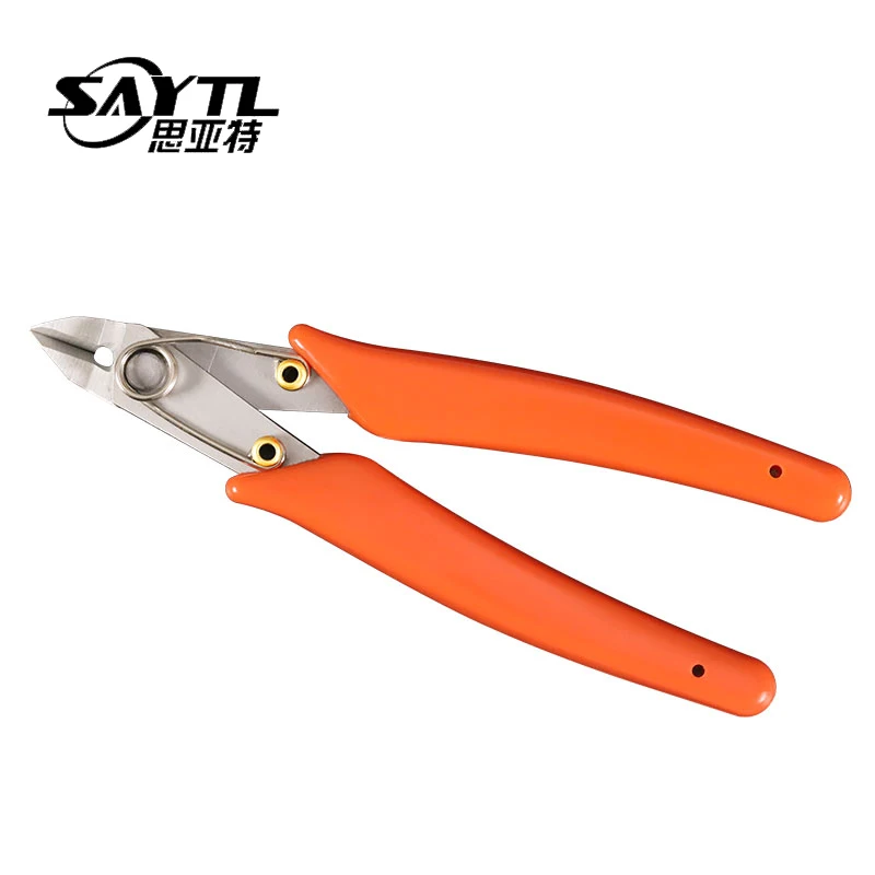 Flush Pliers Electrical Wire Cable Cutters Cutting Side Snips Nipper Anti-slip Rubber Mini Diagonal Hand Tools | Инструменты