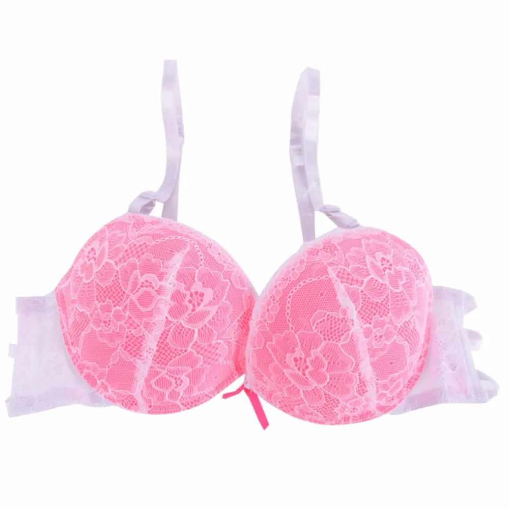 Комплект женского кружевного нижнего белья с чашками пуш-ап | Женская одежда