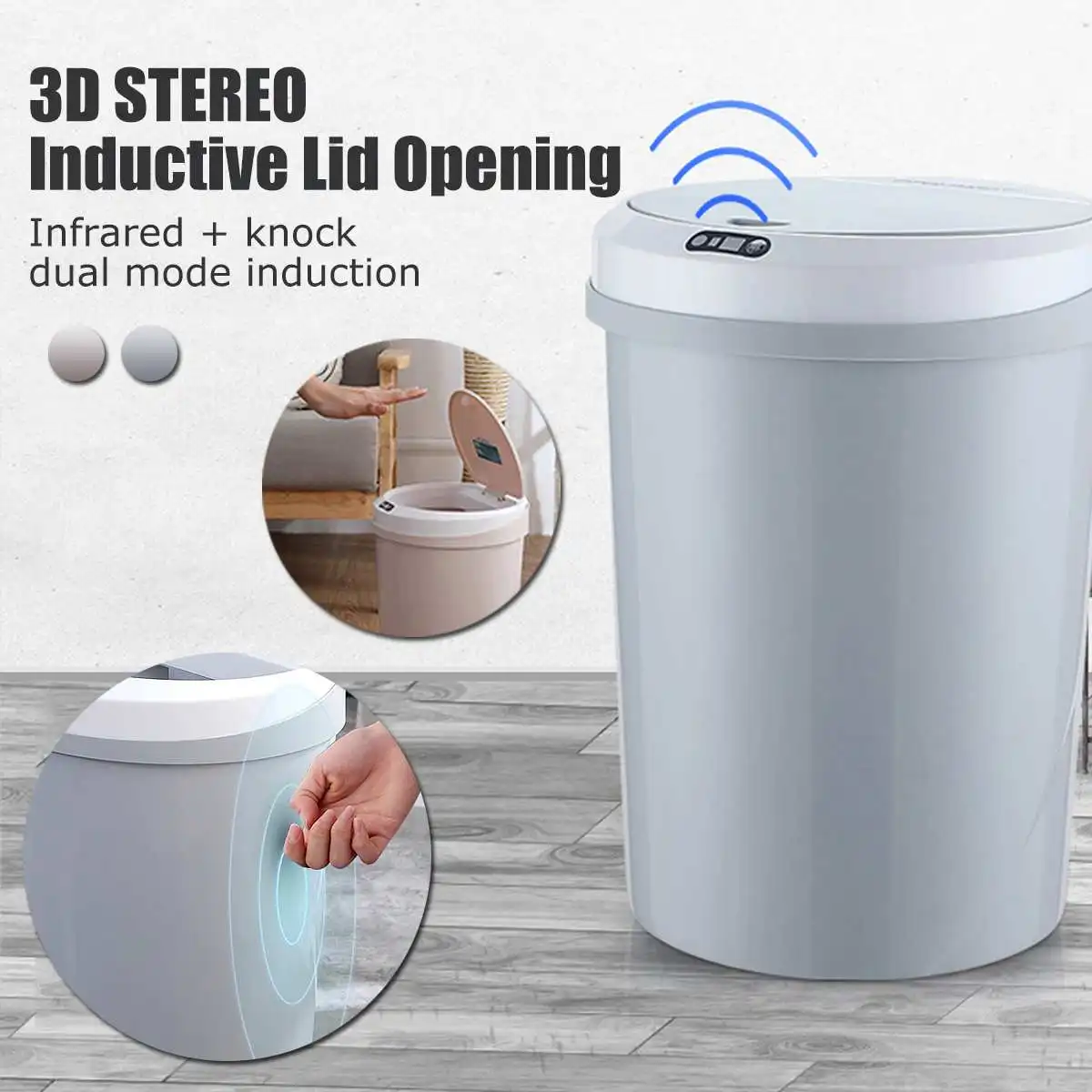 Бесконтактный мусорный бак Интеллектуальный Автоматический Инфракрасный