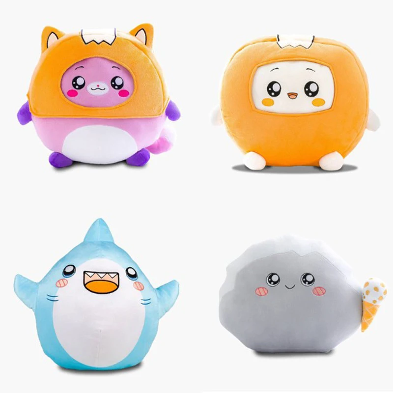 Плюшевая игрушка Lanky box приключения плюшевая Thicc Foxy Boxy Rocky Ghosty Shark мягкая кукла для