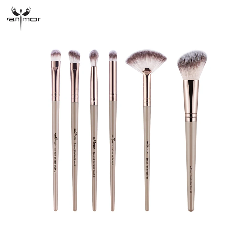 

Anmor Makeup Brushes Set 4-6Pcs Eye Shadow Make up Brush Eyeliner Eyelash Eyebrow Professional Eyeshadow Foundation Blush Brush