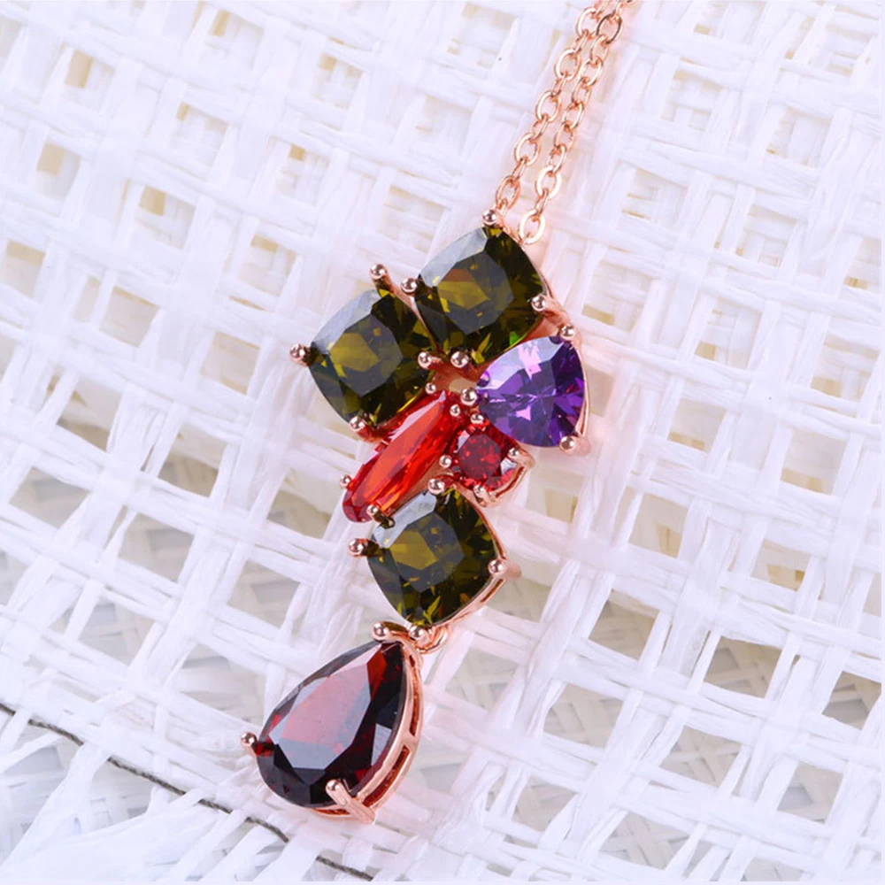 Bettyue Attractive Shape For Women And Girls Fashion Trend Geometry Zirconia Distinctive Necklace In Banquet Shiny Orneme | Украшения и