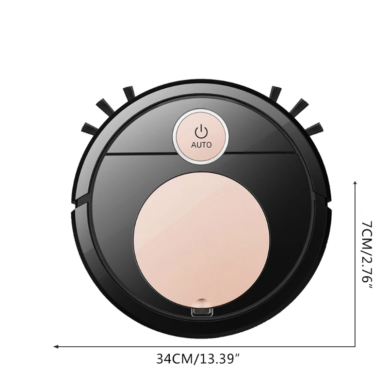 

MOLF Auto Robotic Vacuums Wet/Dry Use Super Quiet Automatic Voice Prompts No Dead End