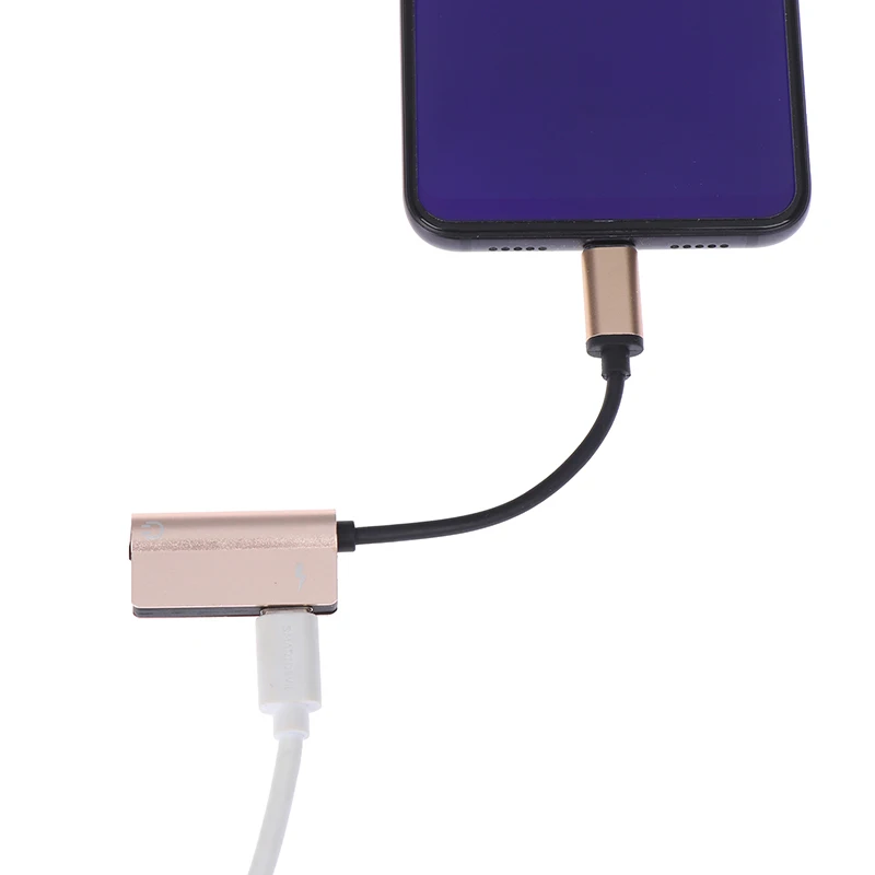 USB Type C аудио адаптер для зарядки 2 в 1 Тип штекер гнездо 3 5 мм разъем наушников +