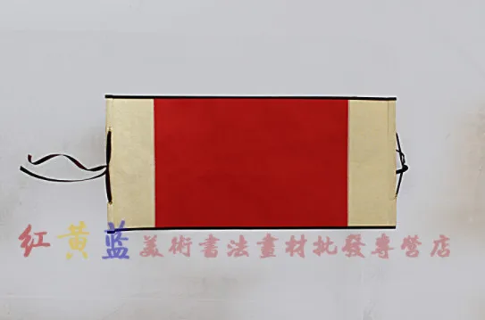 Chinese Painting Full-length blank scroll calligraphy French painting banner silk satin activity mini-Xuan Paper Award | Дом и сад
