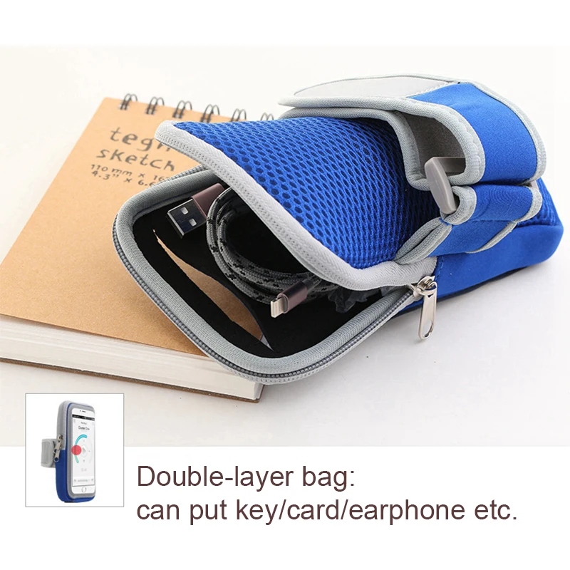 Универсальная сумка на руку для бега Спортивная женская карт водонепроницаемая