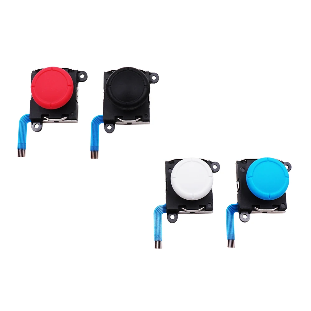 3D оригинальный белый запасной левый и правый аналоговый джойстик тумблер для