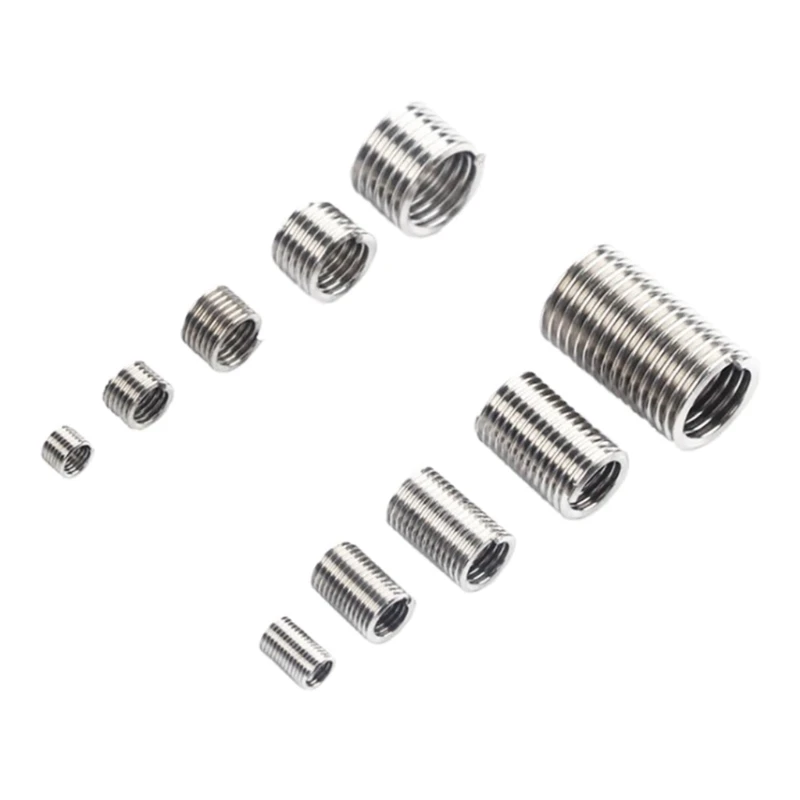 

2021 New 150pcs Stainless Steel Helicoil Thread Repair Insert Kit M3 -M8 Nut Kit