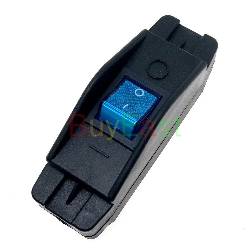 16 А Встроенный ВКЛ/ВЫКЛ кабель переключатель синий светодиодный индикатор