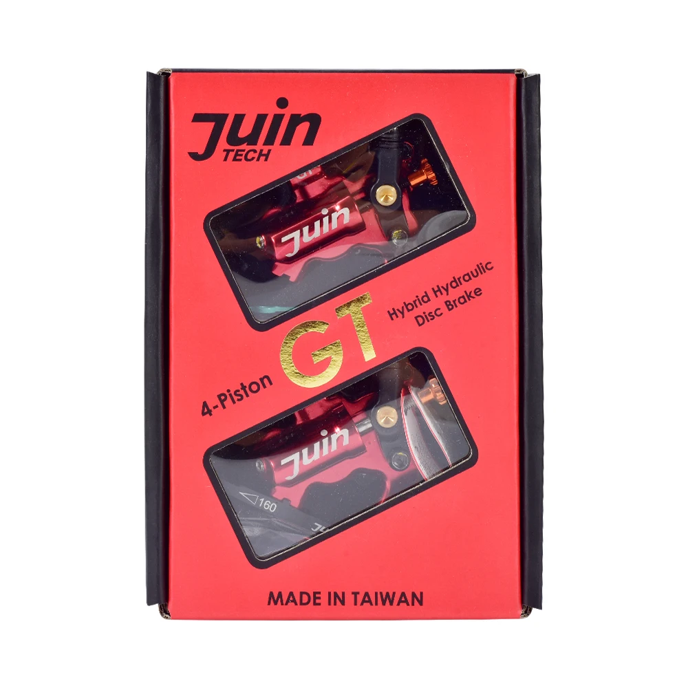 

Juin Tech GT-P 4-piston ultra-light hydraulic disc brake group caliper mountain bike Road double-sided brake road disc brake