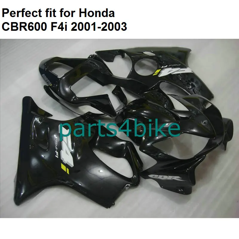 Обтекатель комплект для Honda черный CBR 600 F4i 2001 2002 2003 обтекатели CBR600F4i 01 02 03 BA64|Полные
