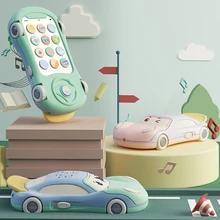 Montessori Toy Phone For Kids 1 Year 2 Year Educational Baby Mobile Phone Toy For Girl 13 24 Months Boy Musical Learning Machine