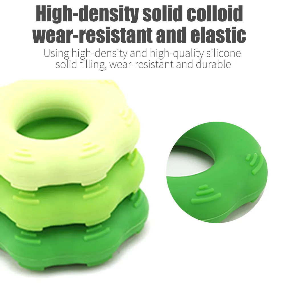 Силиконовый гелевый тренажер для пальцев кольцо тренировок фитнес оборудование