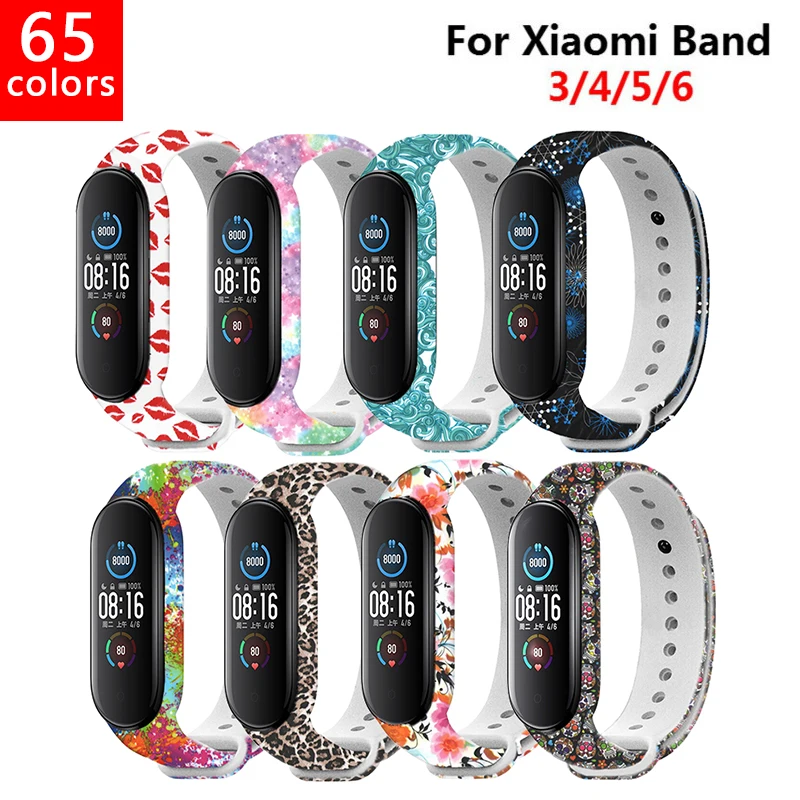 Colorful Soft Silicone Strap for Amazfit Band 5 Watch Replaceable Smart Bracelet Wristband for Xiaomi Mi Band 5 Band 4 Mi6 Strap