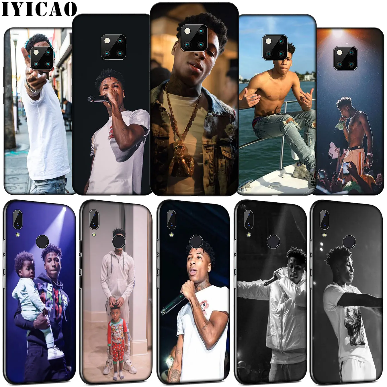 IYICAO снова сломался Youngboy 38 Детские рэп чехлы для мобильного телефона из мягкого
