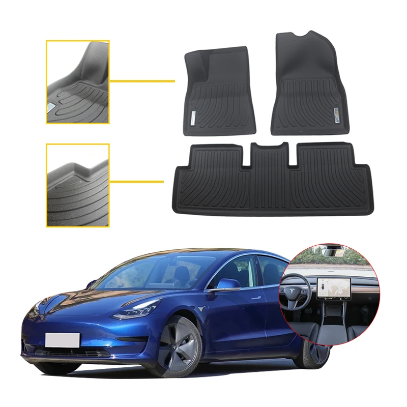 

Лояльность для заказчика, подходит для Tesla Model 3 2016-2019 TPO, автомобильные коврики