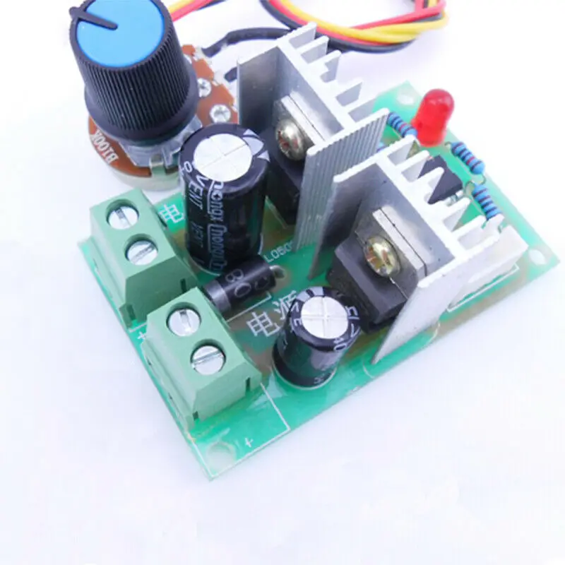 DC10V-40V управления скоростью двигателя ШИМ переключатель регулятора скорости