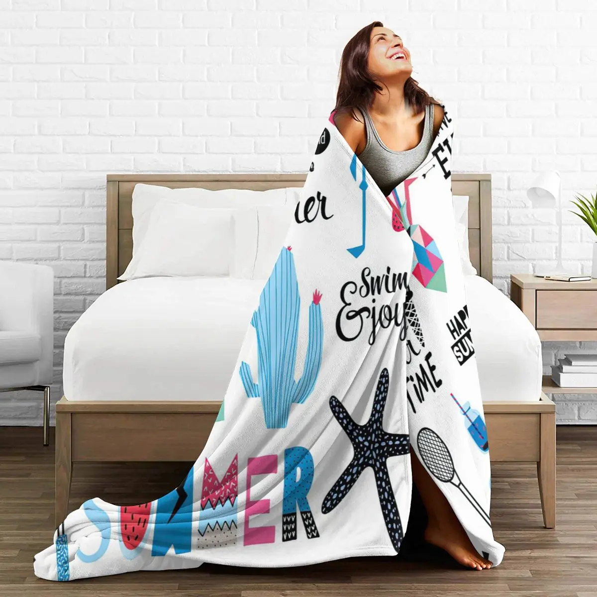 

Super Soft Sofa Blanket Sublimation Cartoon Cartoon Bedding Flannel Played Blanket Bedroom Decor for Children and Adults 14