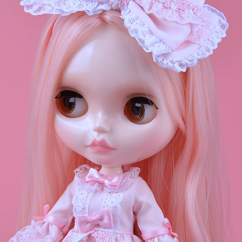 

Blyth Doll Blyth Matte Face Frosted White Skin 1/6 BJD Ball Jointed Doll Custom Dolls for Girl Gift for Doll Collection