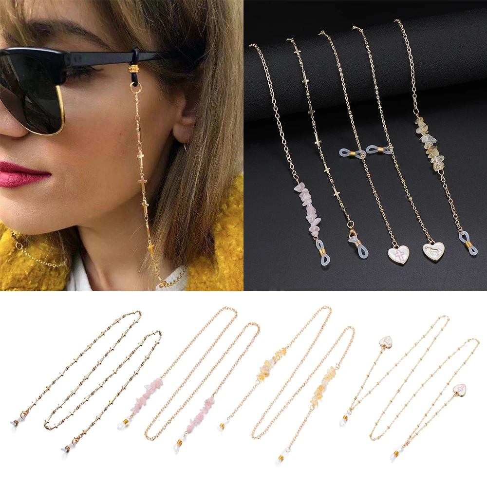 2021 шикарные цепочки для солнцезащитных очков ожерелье со стразами шнуры