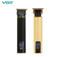 vgr 266 hair clipper professional new personal care usb trimmer barber lcd electric t9 shaver rechargeable metal vgr v266