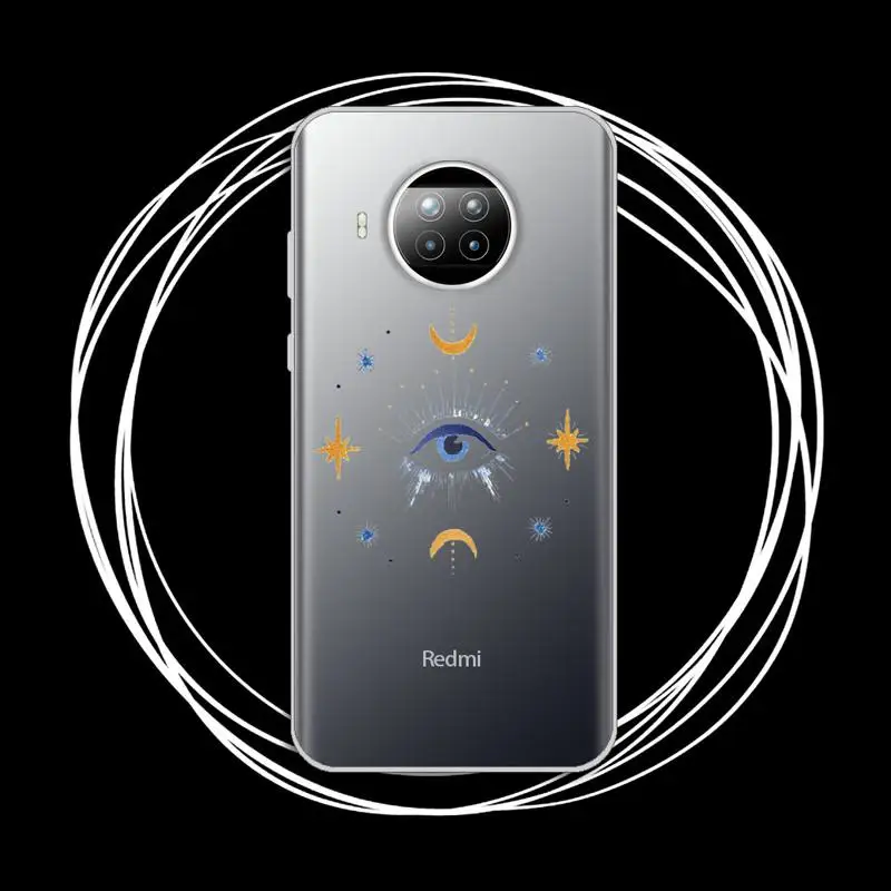 

Evil eyes Phone Case Transparent for Xiaomi Redmi note 10 t 8 9 pro lite 11