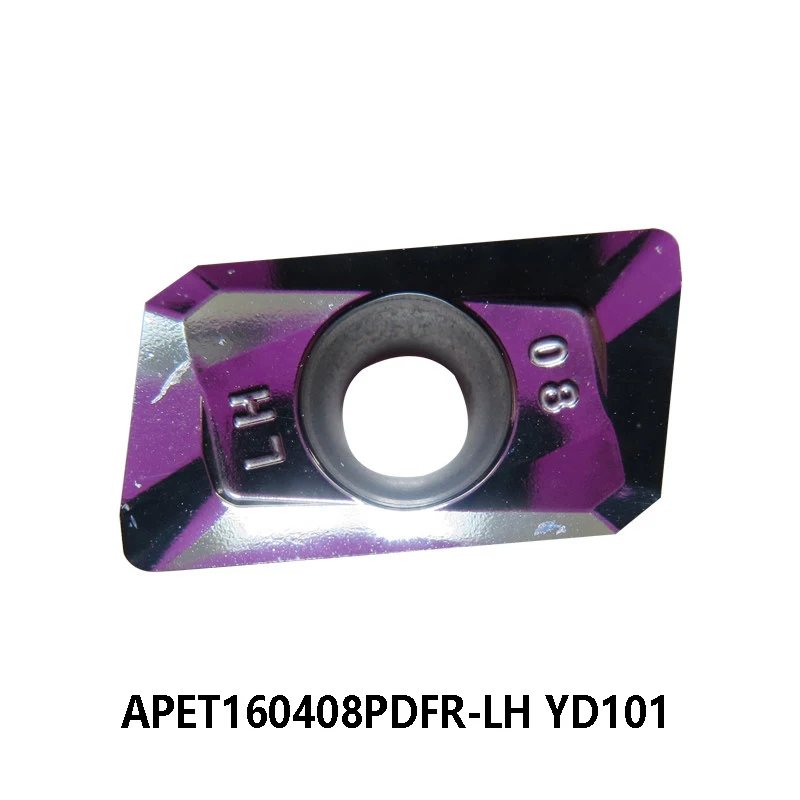 

Оригинальный APET160408PDFR-LH YD101 APET160408 PDFR APET 160408 токарный станок токарные инструменты карбидные вставки фрезерование для алюминия CNC