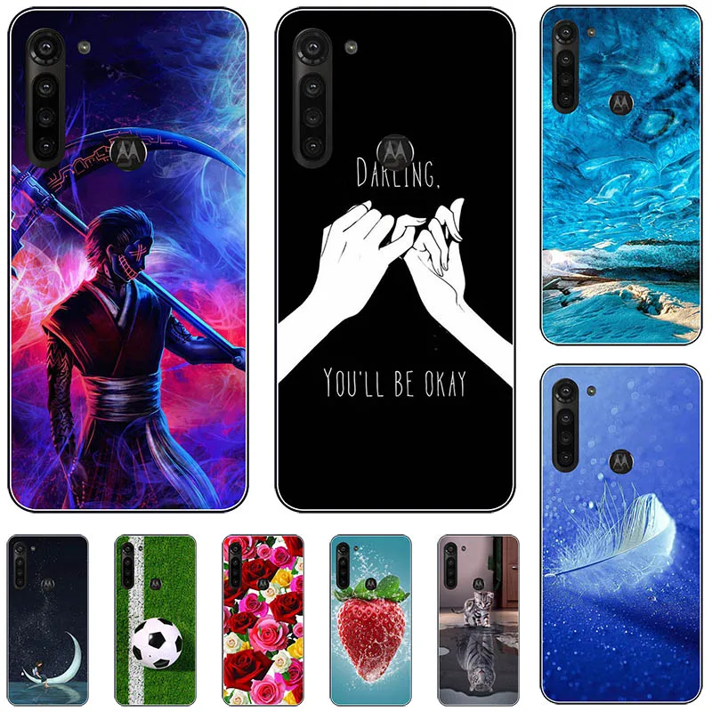 Чехол для MOTO G8 Stylus XT2043 MOTO G Stylus 2020, мягкий чехол из ТПУ с мультяшным рисунком, оболочка с животными, цветами