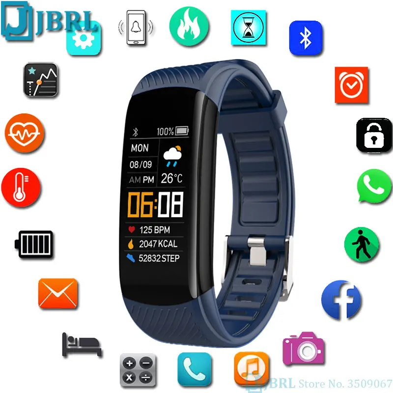Inteligente para Android Rastreador de Fitness Moda Relógio Inteligente Masculino Mulher Smartver Eletrônica Ios Esporte Bluetooth Smart-ver