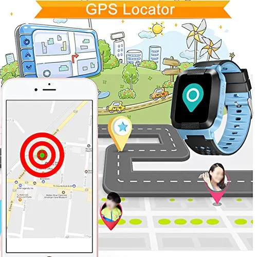 GPS трекер Детские Смарт часы 16G TF карта Дети Девочки Мальчик Открытый День