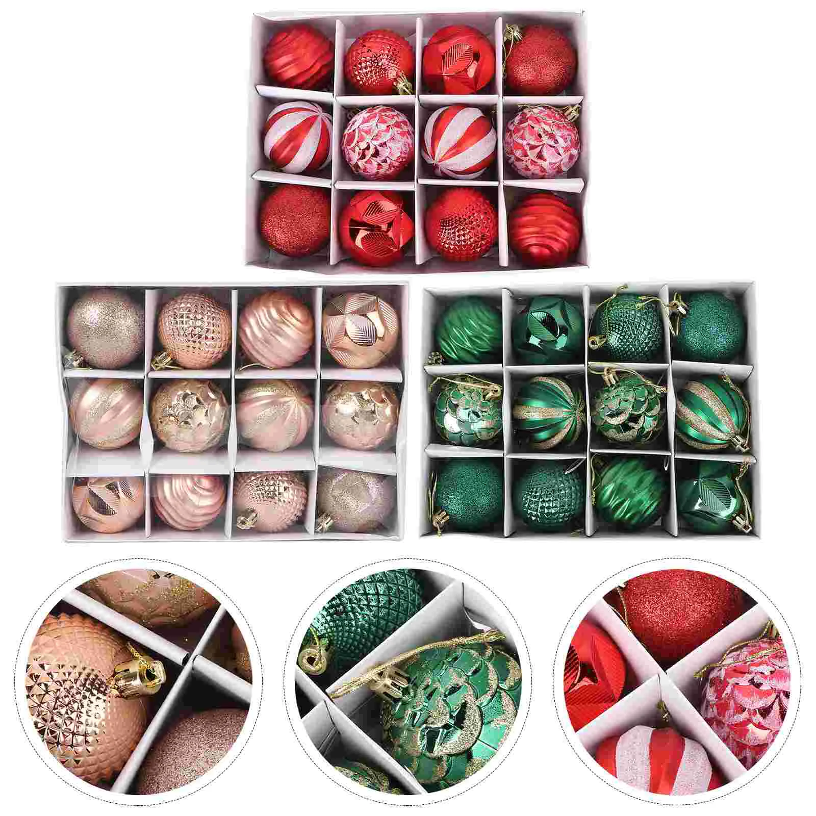 

36 шт., Новогодние подвески для украшения ёлки