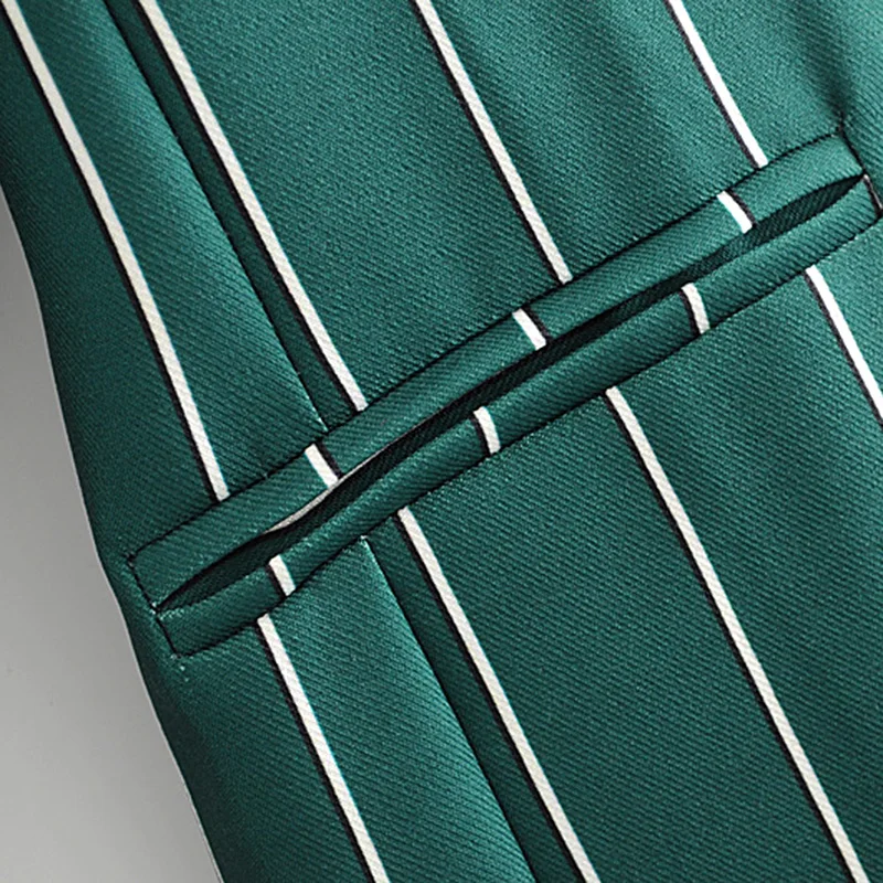 Винтажные стильные офисные женские полосатые блейзеры пальто для женщин 2019