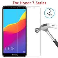 case on honor 7s 7x 7c 7a pro cover tempered glass screen protector for huawei honer 7 a c x s a7 c7 s7 protective phone coque