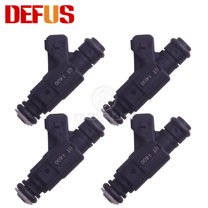 DEFUS 4X GT1400 61 мм короткий тип топливного инжектора 1400cc топливных форсунок