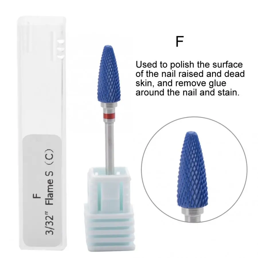 Маникюрная машина 5 типов керамической цилиндрической формы шлифовальная