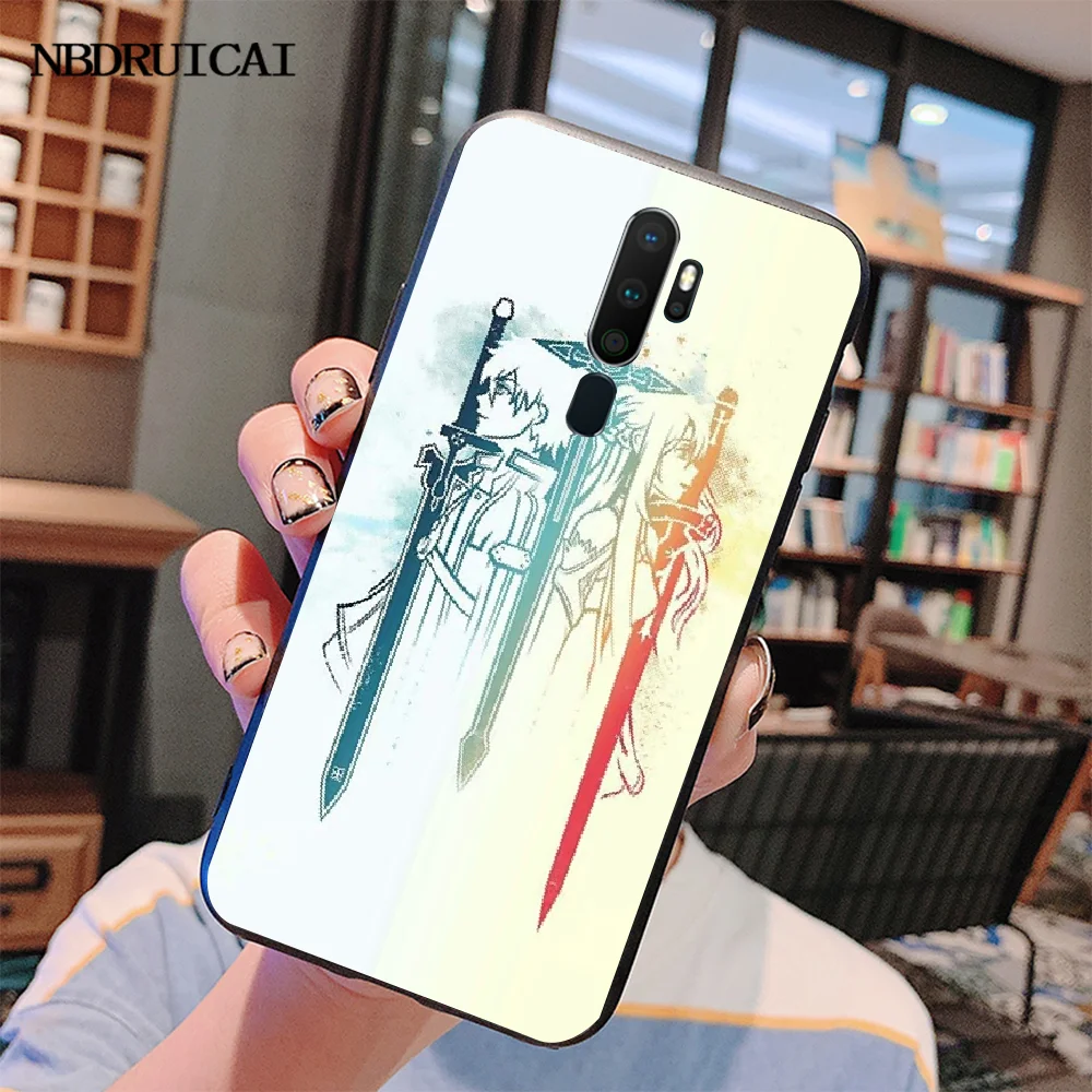 NBDRUICAI меч искусство онлайн Кирито и Асуна Пользовательские Фото мягкий чехол для