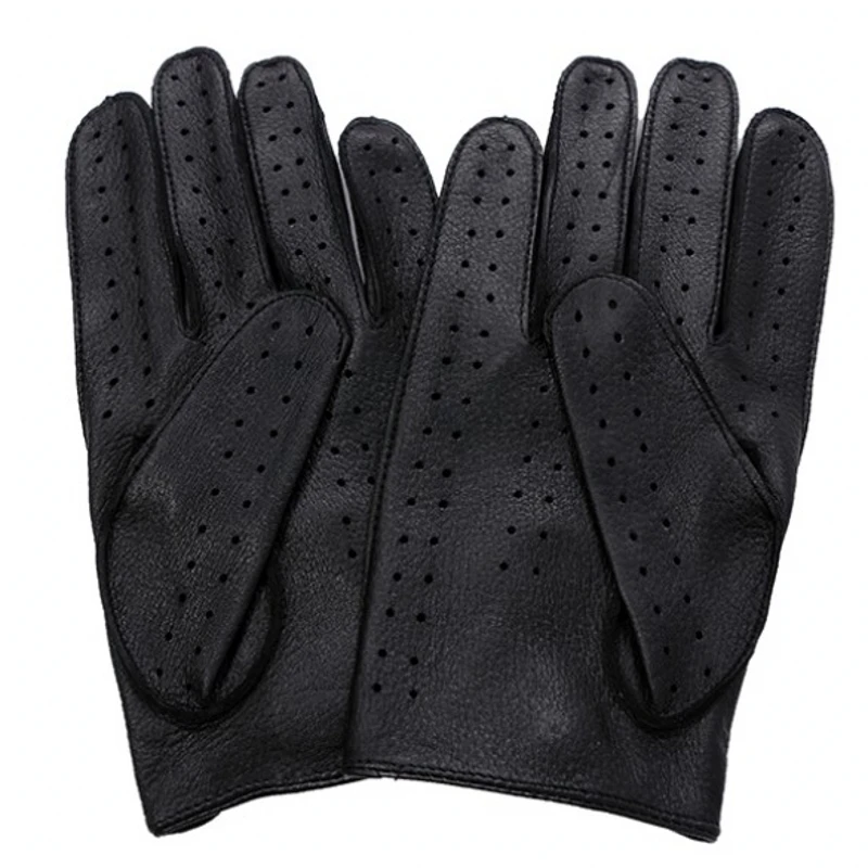 Брендовые высококачественные мужские перчатки из оленьей кожи новинка 2020 четыре