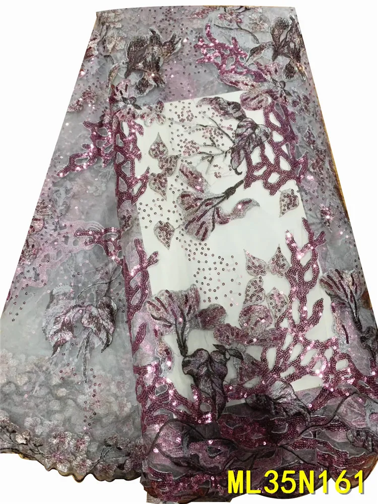 

Красивая сетка, тюль, кружево с блестками, сетка, африканская вышивка, французское кружево, высокое качество для вечерние ML35N161