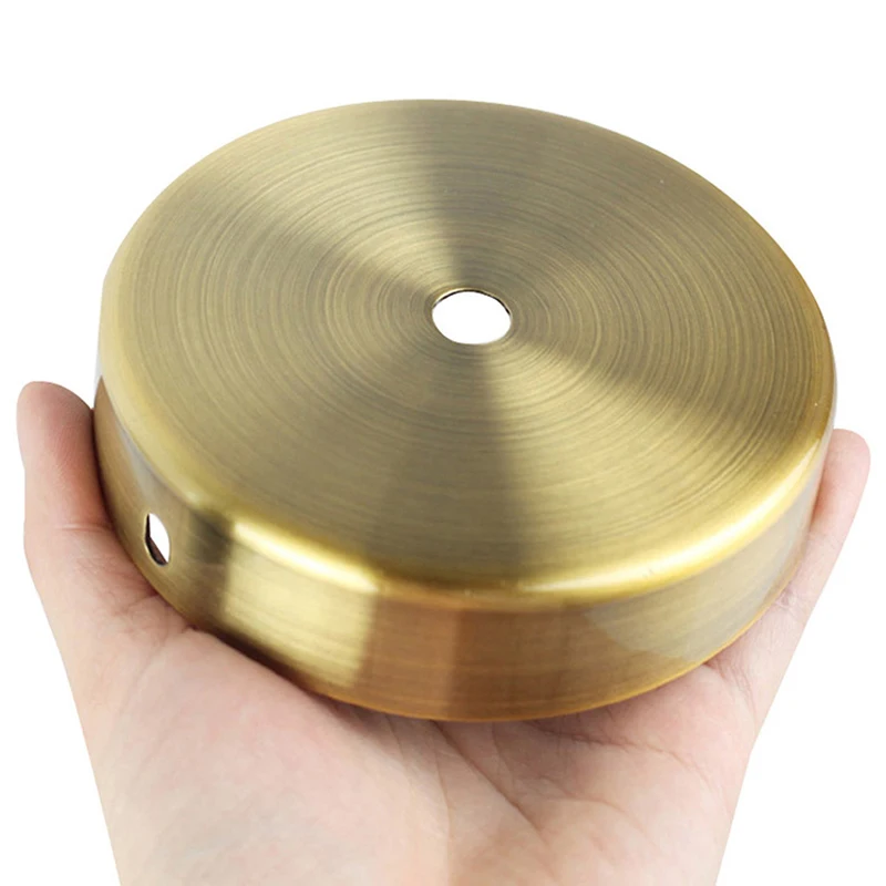 Круглая Потолочная пластина черная серебристая бронзовая 8/10/12/15 см |