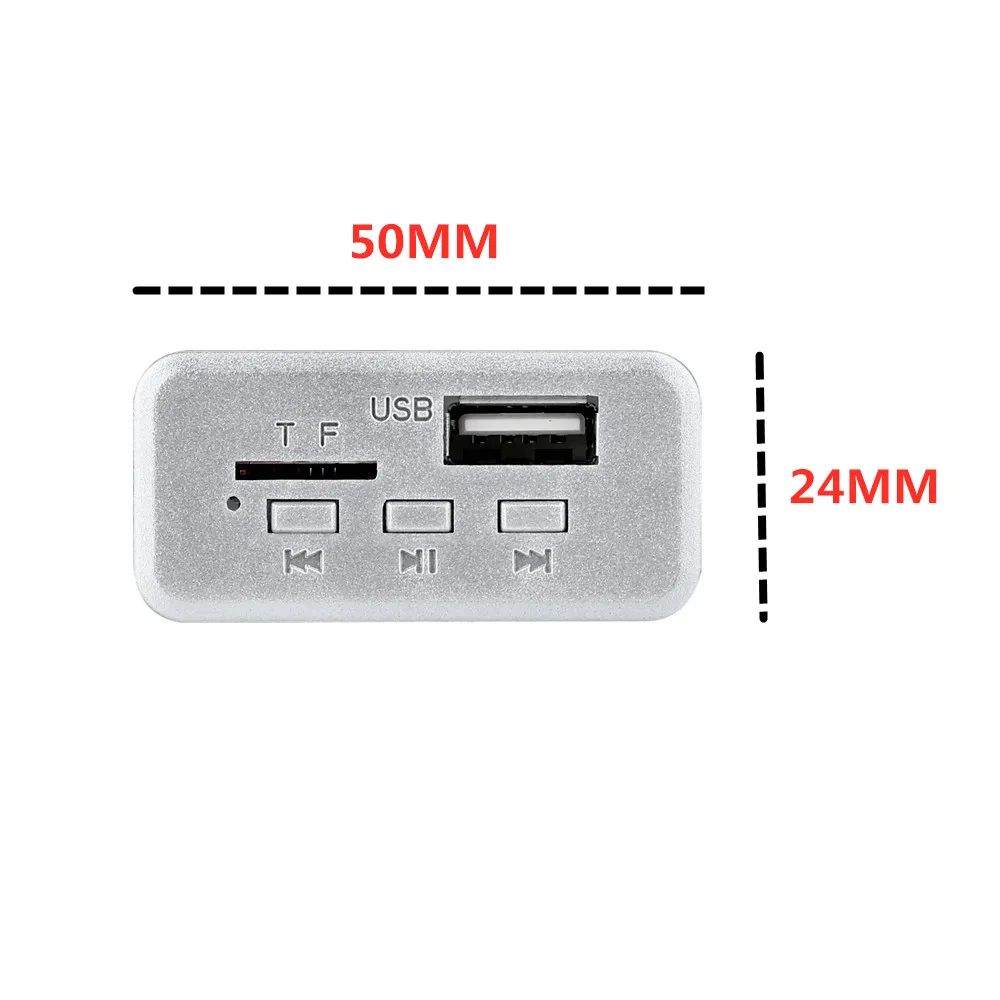 Автомобильный USB MP3-плеер декодер с Bluetooth 5 0 В 12 модуль платы декодирования WMA WAV