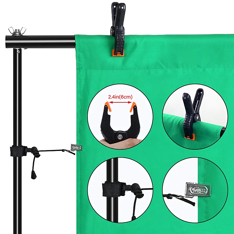 Фон для фотостудии подставка зеленый экран система поддержки хромакей фоторамка