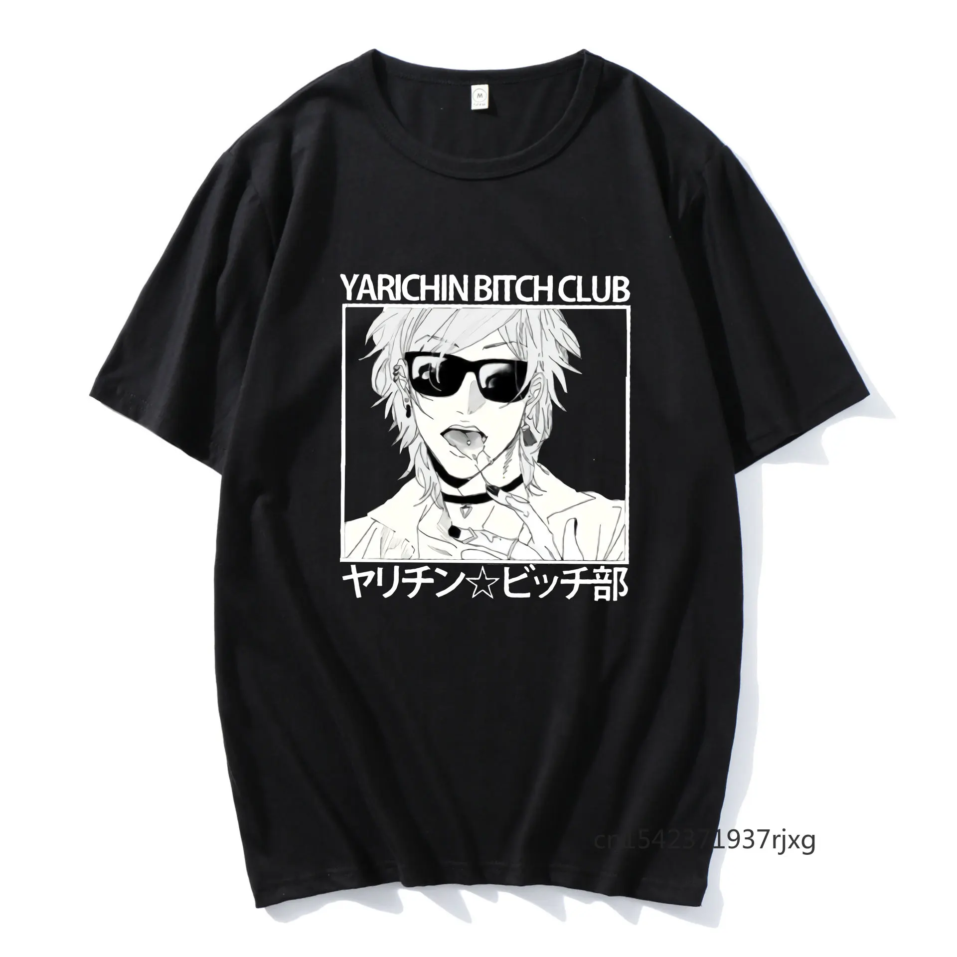 

Fashion Casual Clothes Anime Kawaii Yarichin Club ga T-shirt Ms Summer Anime Harajuku Tops Tee Short Sleeve