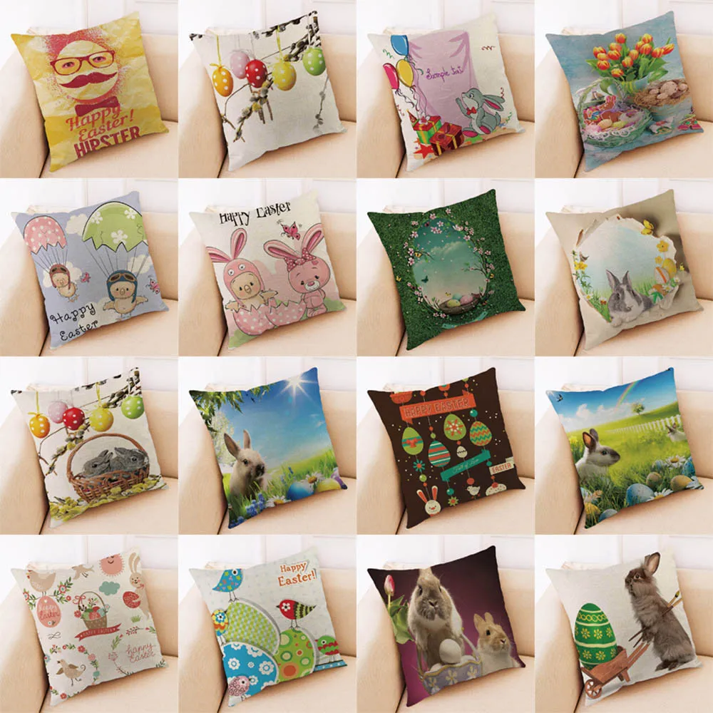 Веселая Пасха чехол для подушки дивана кровати домашний декор фестиваль Новый |