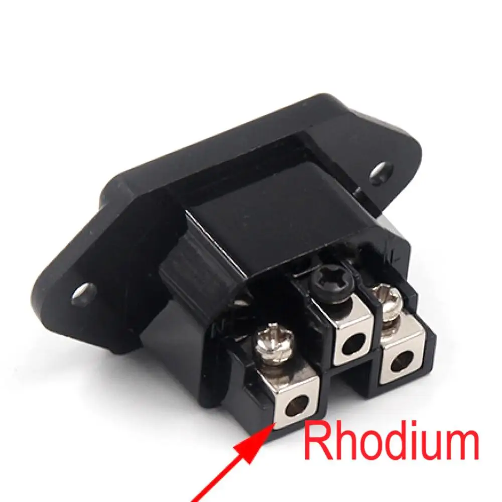 250VAC 3 Pin iec320 C14 Входной разъем питания с красной лампой кулисный переключатель 10A