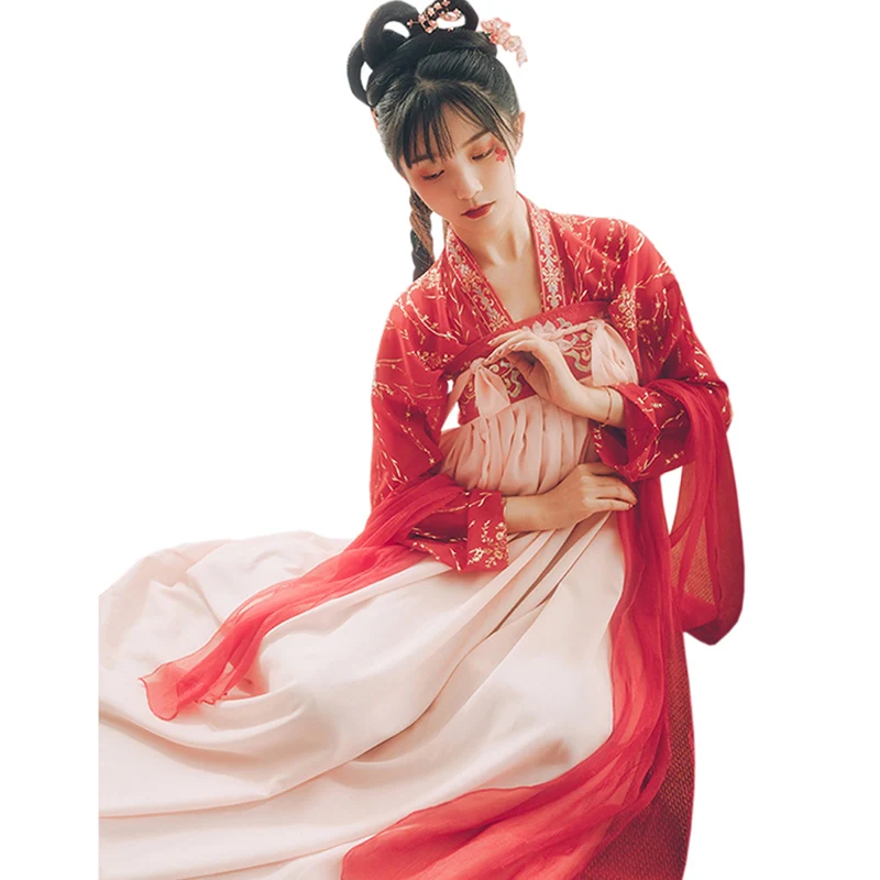 

2020 summer vintage Print Floor-Length dress women spring V-Neck Chinese Style Loose dress elegant Long sleeve dress women