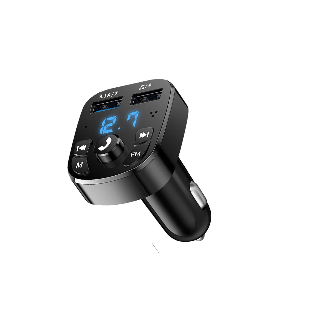 Автомобильный FM-трансмиттер с поддержкой Bluetooth 5 0 и двумя USB-портами |