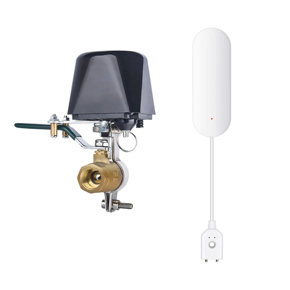 

Remote Control WiFi Water Tuya Smart Valve Gas Automatic Sprinkler Alexa Google ABS Metal Home Valve Shut Off Controller