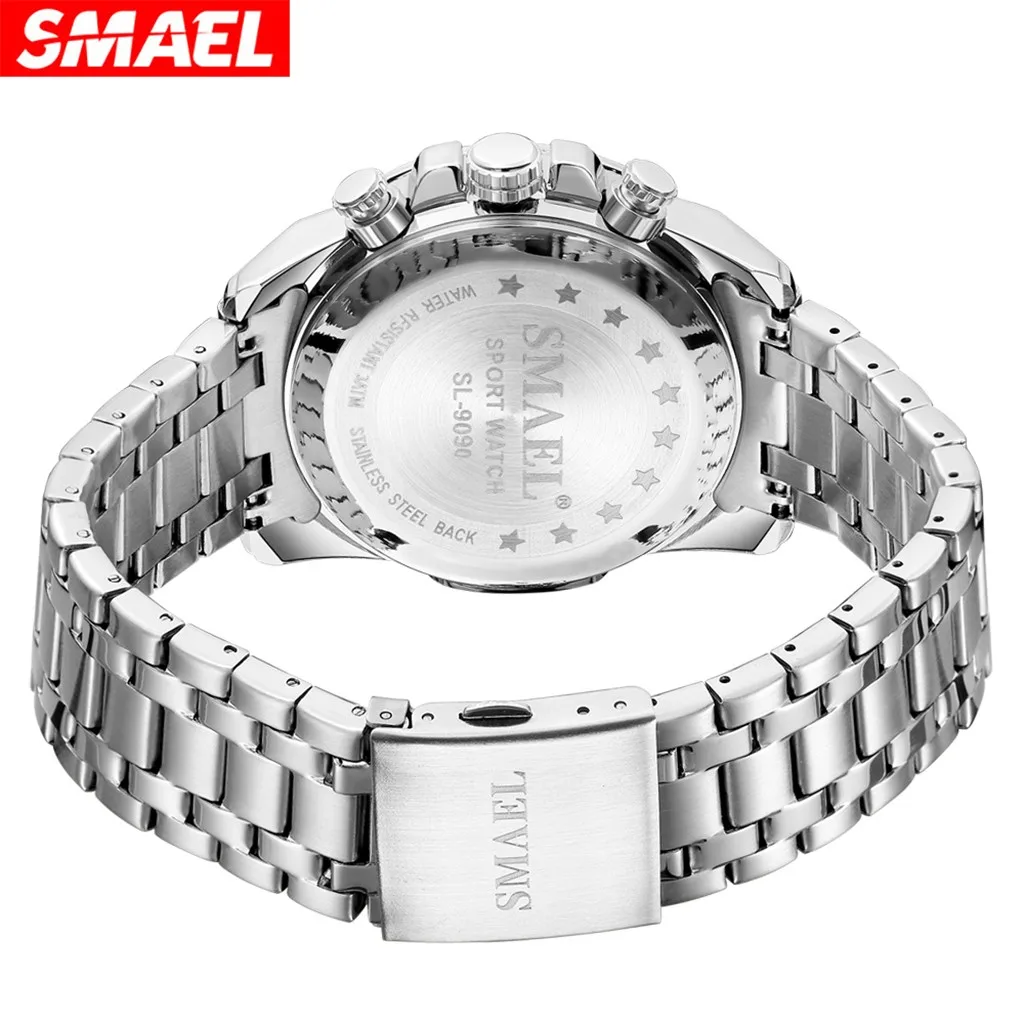 

Fashion Creative Geometric Stainless Steel Belt Men's Quartz Watch Gift
