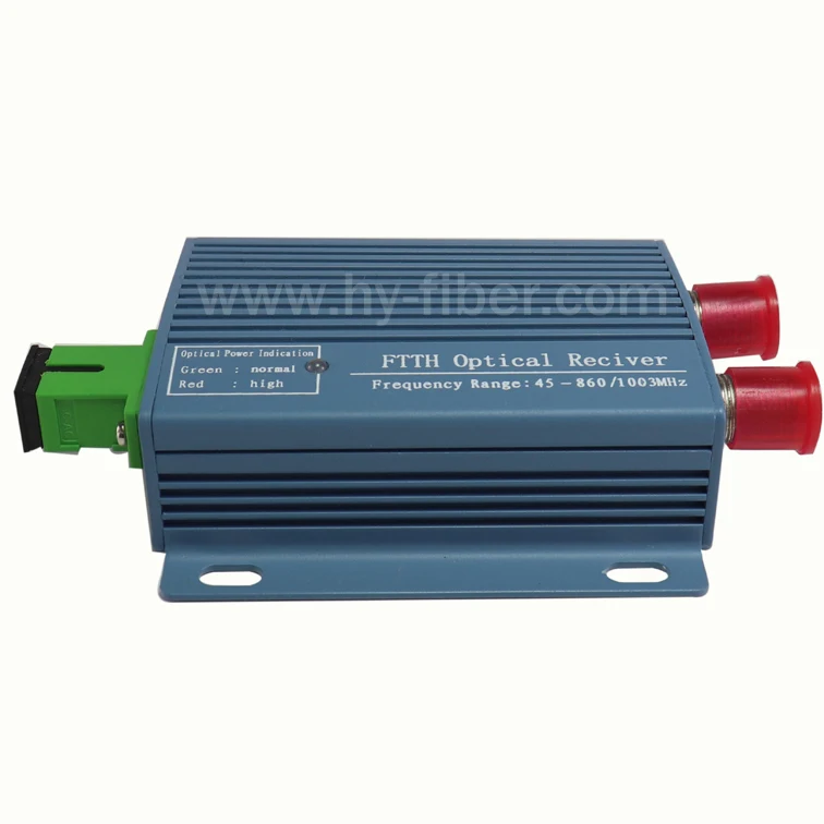 FTTH оптический приемник триплексор Minimode CATV оптический узел два РЧ порта HY-21-R33B